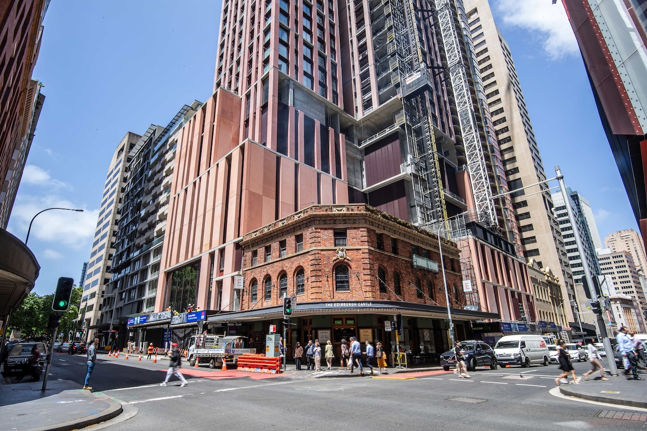Sydney City's first purpose-built BTR tower 'tops out'